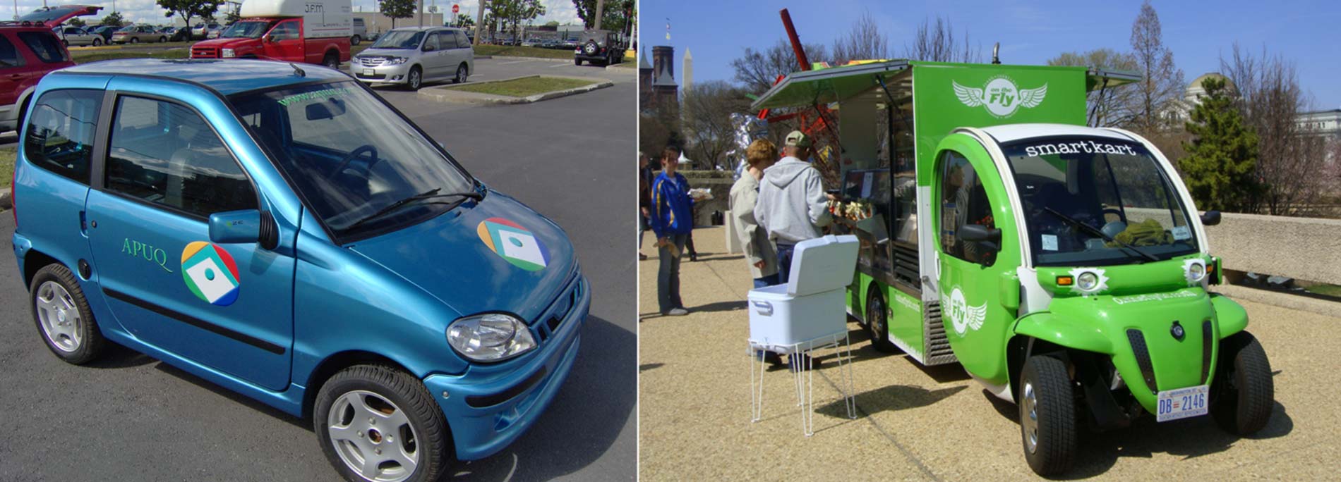 2 voitures électriques