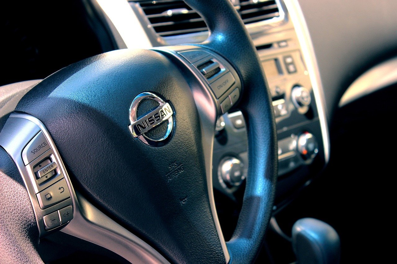 intérieur voiture volant 