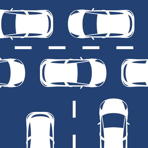 Réagir face à une intersection encombrée