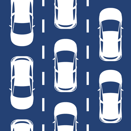 Circuler en files de voitures