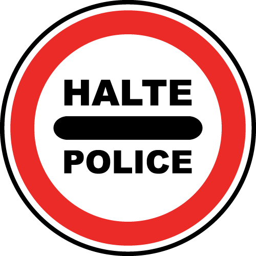 Le panneau d’arrêt obligatoire