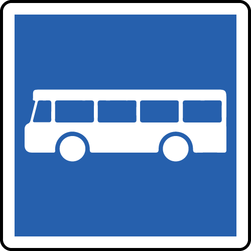 Les panneaux liés aux bus 