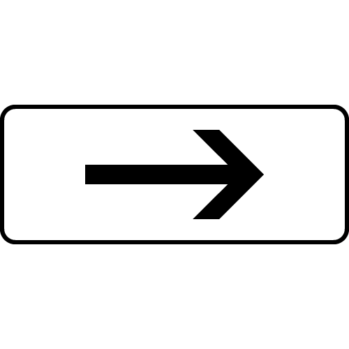 Les panonceaux de position et de direction