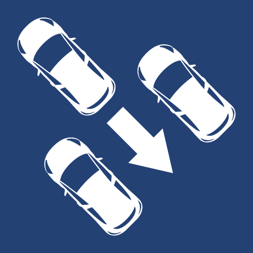 Dans quelles circonstances a-t-on besoin de réaliser la manoeuvre de la marche arrière en ligne droite ?