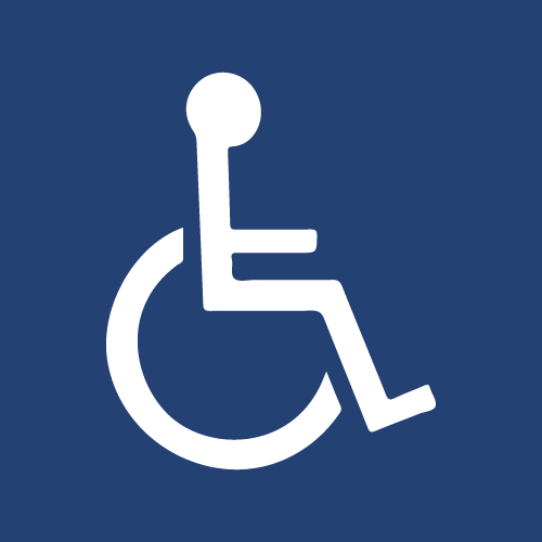 Places pour personnes handicapées