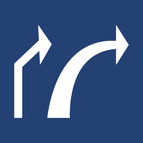 Flèches directionnelles ou flèches de rabattement ?